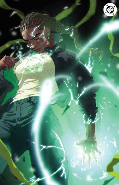 Absolute Green Lantern #1 2nd Printing Gerald Parel Foil Virgin Variant
