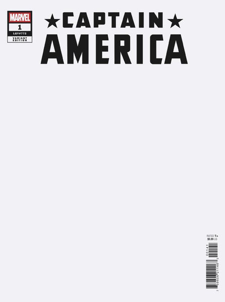 Captain America #1 Blank Variant