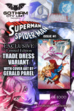 DC MARVEL GCL SUPERMAN SPIDER-MAN #1 GERALD PAREL SUPERGIRL / SPIDER-GWEN EXCLUSIVE!