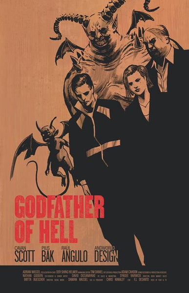 Godfather of Hell #1 Cover D 1:10 Josh Hixson Reservoir Dogs Homage Variant