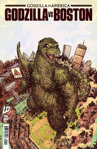 Godzilla vs. America: Boston #1 Cover B Jesse Lonergan Variant