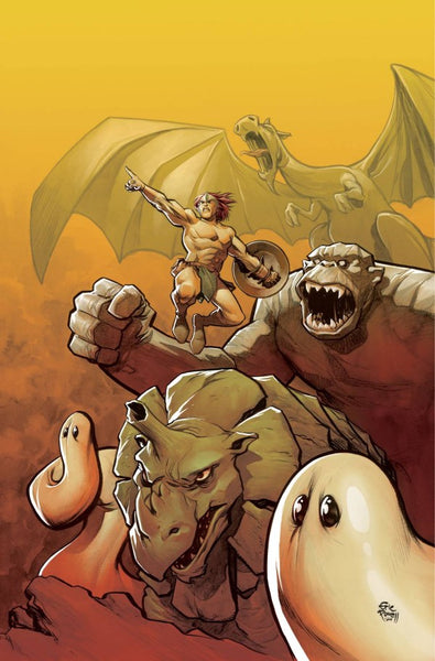 The Herculoids #2 Cover N 1:15 Eric Powell Foil Virgin Variant