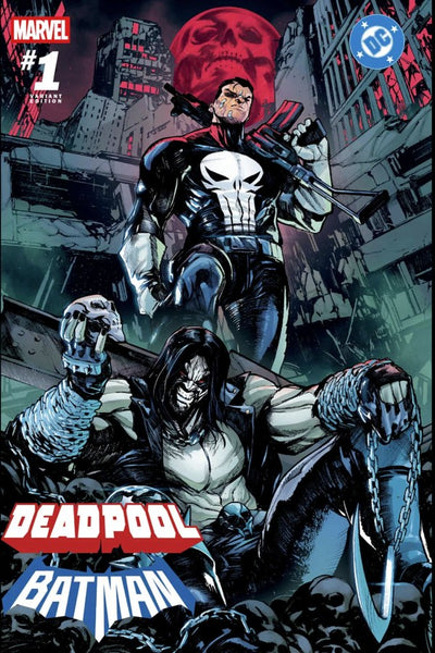 Marvel / DC: Deadpool / Batman #1 Big Time Collectibles / Comic Kingdom Creative Alessandro Cappuccio Variant