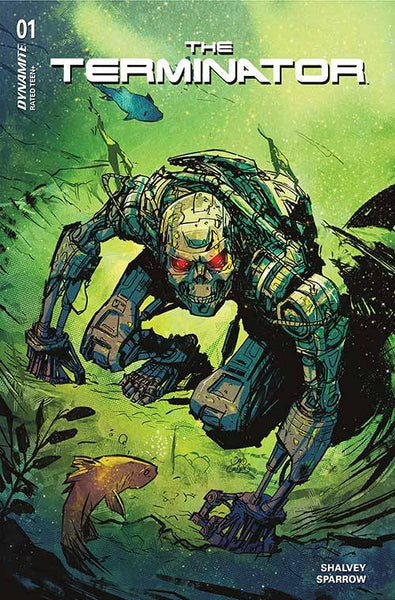 The Terminator #1 Cover Y 1:10 David Cousens Foil Variant