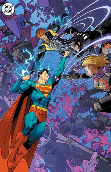 Superman #28 Cover F Dan Mora Spot Foil Virgin Variant