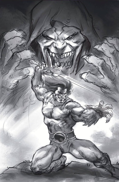 ThunderCats #1 Cover U 1:25 Lucio Parrillo Black & White Virgin Variant