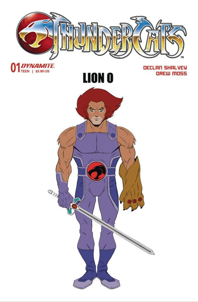 ThunderCats #1 Cover P 1:10 Drew Moss Lion-O Design Variant