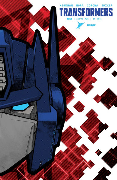 Transformers #25 Cover J John Amor Mask Wraparound Die-Cut Foil Variant